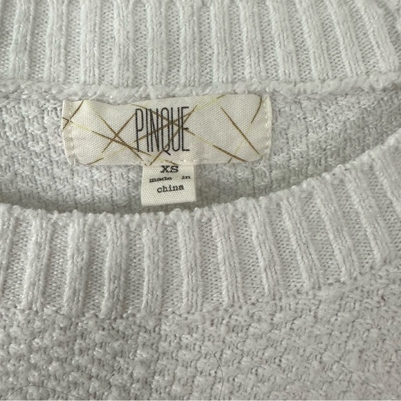 Pinque Pullover Sweater XS Orange & White - Picture 3 of 7